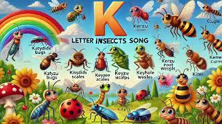 Learn Letter K With Insects Nursery Rhymes For Toddlers