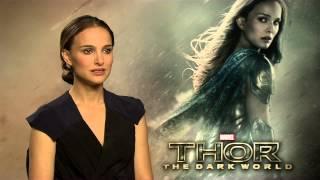 Thor 2 The Dark World Natalie Portman Official Movie Interview  ScreenSlam