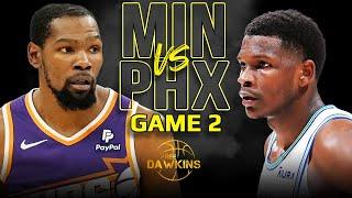 Minnesota Timberwolves vs Phoenix Suns Game 2 Full Highlights  2024 WCR1  FreeDawkins