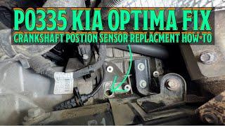 Kia Optima P0335 Crankshaft Position Sensor Replacement How-To