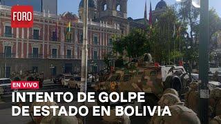 Intento de golpe de Estado en Bolivia  EN VIVO