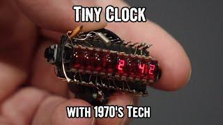 Bubble LED clock hack with 1970s tech