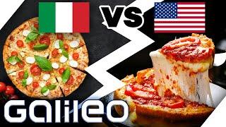 ITALIEN vs USA Wer macht die beste Pizza?  Galileo  ProSieben