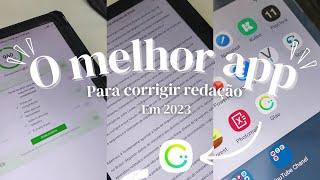 O melhor app para corrigir redação em 2023