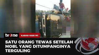 Mobil Pikap Bawa 4 Orang Terguling 1 Tewas  Kabar Hari Ini tvOne