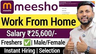 Meesho Recruitment 2024  Freshers Job  Work From Home Jobs  Online Jobs At Home  Flipkart Jobs