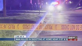 Man killed in shooting at home near 51st and Q