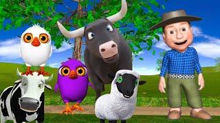 Pollito pìo 3d  Los Pollitos dicen pìo pìo  El Dinosaurio y Tractor  El Tractor-264