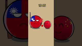 Chinese civil war 1927-1949  #countryballs #china #civil #1949 #history #taiwan