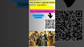 کدهای Raid Shadow Legends ژوئیه 2024 - #couponcodeon #robloxcode #codes #roblox