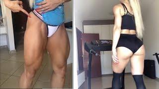 LEG POSING BY BRAZILIAN FBB VIVI WINKLER