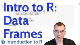 Introduction to R Data Frames