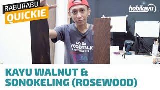 Quickie Kayu Walnut & Kayu Sonokeling Rosewood