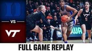 Duke vs. Virginia Tech Full Game Replay  2023-24 ACC Women’s Basketball