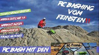 RC BASHEN mit den RC FREUNDEN BAYERWALD - RC BASHING vom FEINSTEN in der Kiesgrube