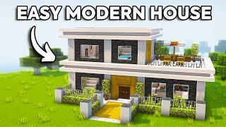 Minecraft Easy Modern House Tutorial