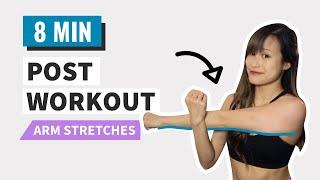 8 min ARM STRETCHES after Workout - Wrists Arms Shoulders