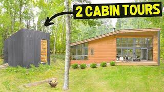 UNIQUE MODERN MOUNTAIN CABIN w TINY HOME SLEEPING HUT Airbnb Tour