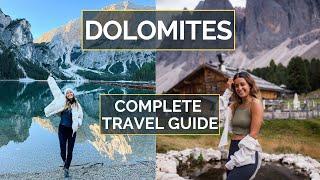 How to Plan a Trip to the Italian Dolomites  DOLOMITES TRAVEL GUIDE