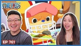 TWIRLY BROWS CREW SAVES ZOU  One Piece Episode 761 Couples Reaction & Discussion