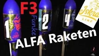 F3 ALFA Raketen Iskra Line Funke  NR.1 NR.2 NR.4#iskraline#funke#f3raketen#alfaraketen