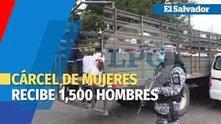 Trasladan 1500 hombres privados de libertad a cárcel de mujeres