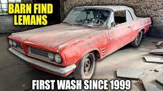 First Wash Since 1999 BARN FIND Pontiac LeMans  Car Detailing Restoration