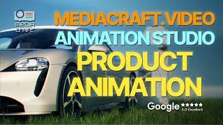 MediaCraft ELECTRIC CAR - Product Animation Demo