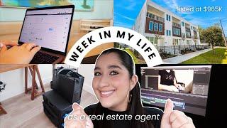 *busy* WEEK IN THE LIFE OF A REAL ESTATE AGENT new listing showings follow up boss open house