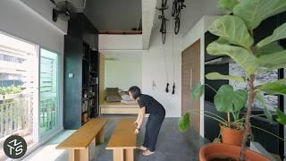 NEVER TOO SMALL Unique Industrial Loft Apartment Renovation Singapore 50sqm538sqft