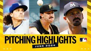 BEST MLB pitching performances in June 2024 ft. Paul Skenes Tyler Glasnow Dylan Cease AND MORE