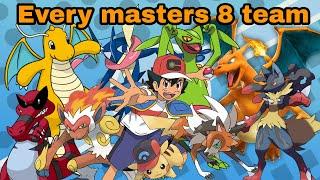 EVERY ASH MASTERS 8 TEAM WITH OLD POKEMON