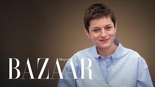 Emma Corrin Is Admittedly So British  All About Me  Harpers BAZAAR