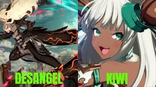 GBVSR High Level Gameplay Desangel Versusia VS Kiwi Yuel