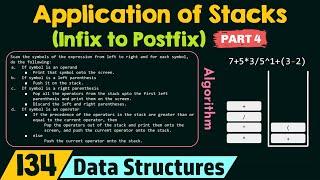 Application of Stacks Infix to Postfix - Part 4