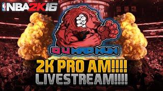 NBA 2K16 Pro Am Livestream - Feat. xChaseMoney WyzaNow RegularDave2975  2K16 PS4 Gameplay