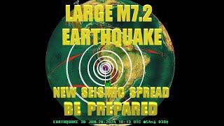 6282024 -- Large M7.2 Earthquake strikes South America -- New seismic spread underway