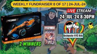 Fundraising for B4VK Week 8 of 17 Livestream Q&A Pokemon Giveaways