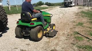 JOHN DEERE X570 RIDING MOWER- LOT #17