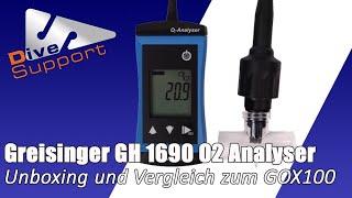 Greisinger G1690 Sauerstoffanalysegerät der Nachfolger des beliebten GOX100  DiveSupport