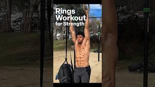  Gymnastic Rings Workout for Strength