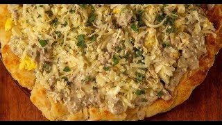 Sausage Biscuit Breakfast Pizza