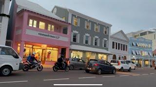 Bermuda Hamilton City Tour - Front Street from end to end see all the restaurants and shopping