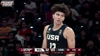 Cameron Boozer  Full U17 Highlights  20 PPG 10 RPG 2 APG  World Cup MVP