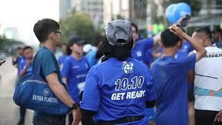 Kehebohan di Car Free Day jakarta oleh para pelari BFI Run