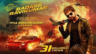 BADASS RAVIKUMAR  Title Announcement Teaser  Himesh Reshammiya  The Xposé Universe