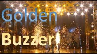 Verge Aero - amazing drone show - Americas got talent - Simon push the golden buzzer