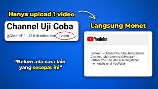 Cara TERCEPAT Monetisasi Channel Youtube