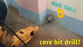 Core bit drilling