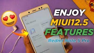 All New MIUI 12.5 On Redmi Note 5 Pro With MIUIMIX 20.12.28 ROM & 2.45Ghz Overclocked Special Kernel